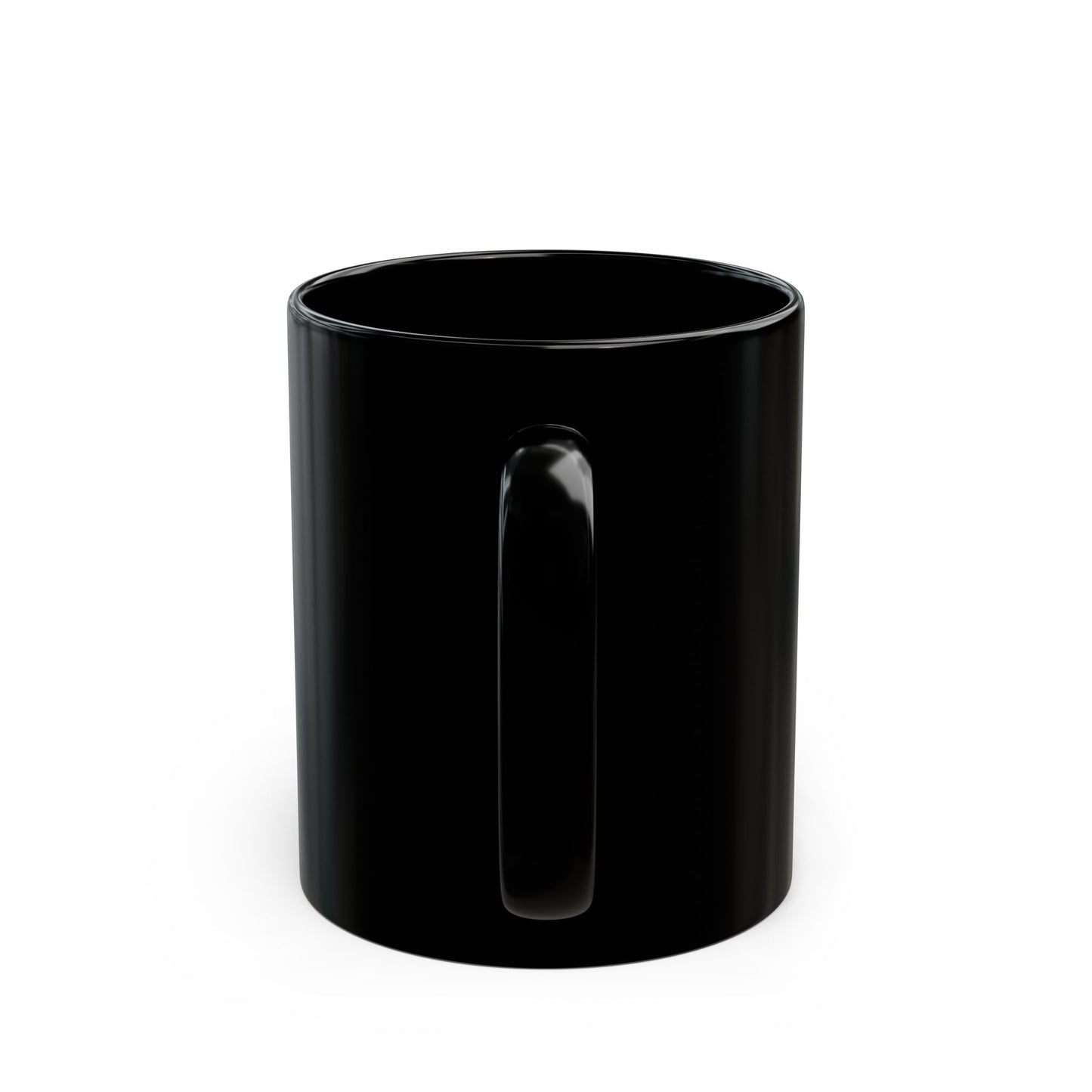Its Too Early for Small Talk Black Mug (11oz)