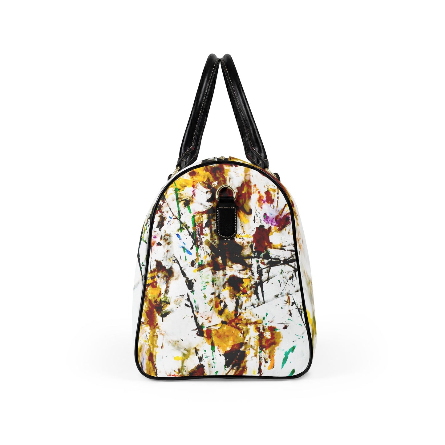 Faux Leather Travel Bag