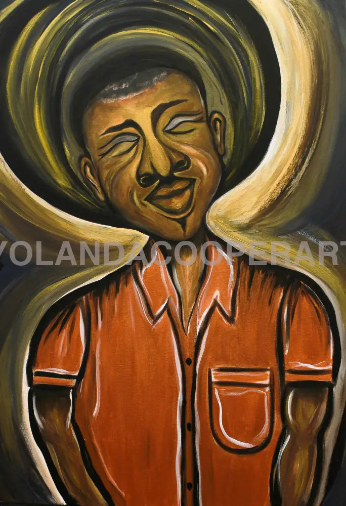 LEON THINKS OF HIS LADY Digital Print