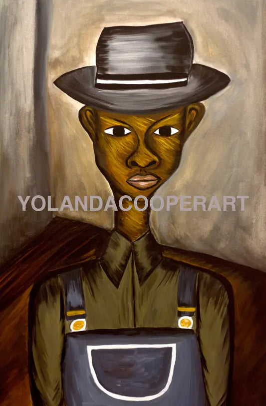 SALE!! FULMER COOPER- A Man’s Character is His True Measure | 24’X36’ | Acrylic on Canvas - Original Artwork