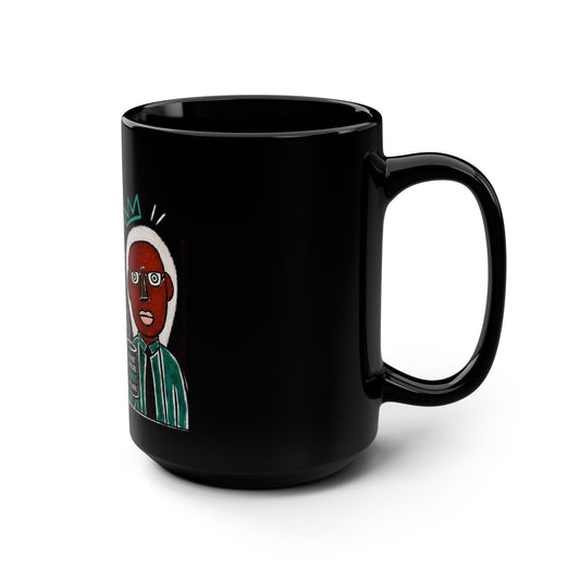 'This is My Thinking' - Everyday Genius™ Thinker's Society Coffee Mug Collection, Black Mug, 15oz