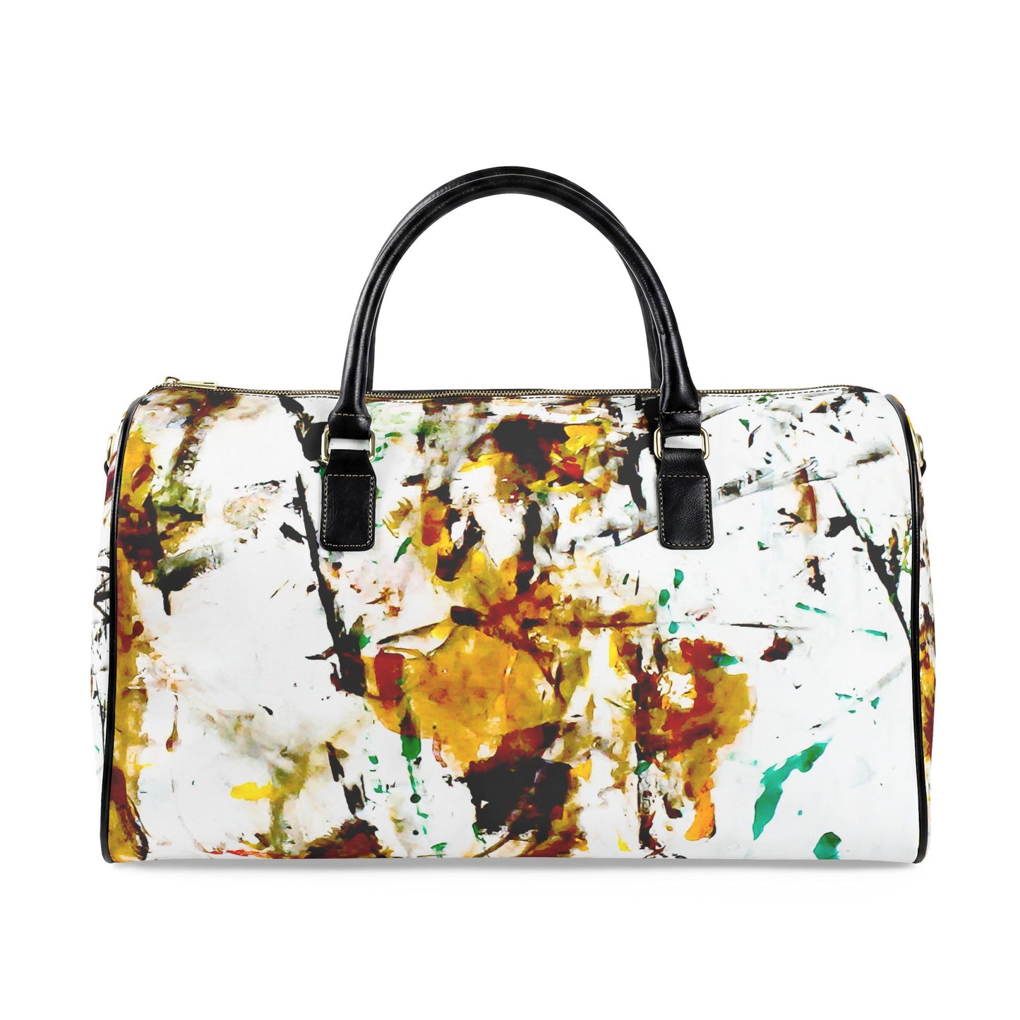 Faux Leather Travel Bag