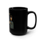 'Professional Overthinker' - Everyday Genius™ Thinker's Society Coffee Mug Collection, Black Mug, 15oz