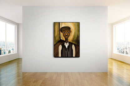 SOLD -EMMETT KENNY - A Man Must Find His Own Way | 30'X40' | Acrylic on canvas