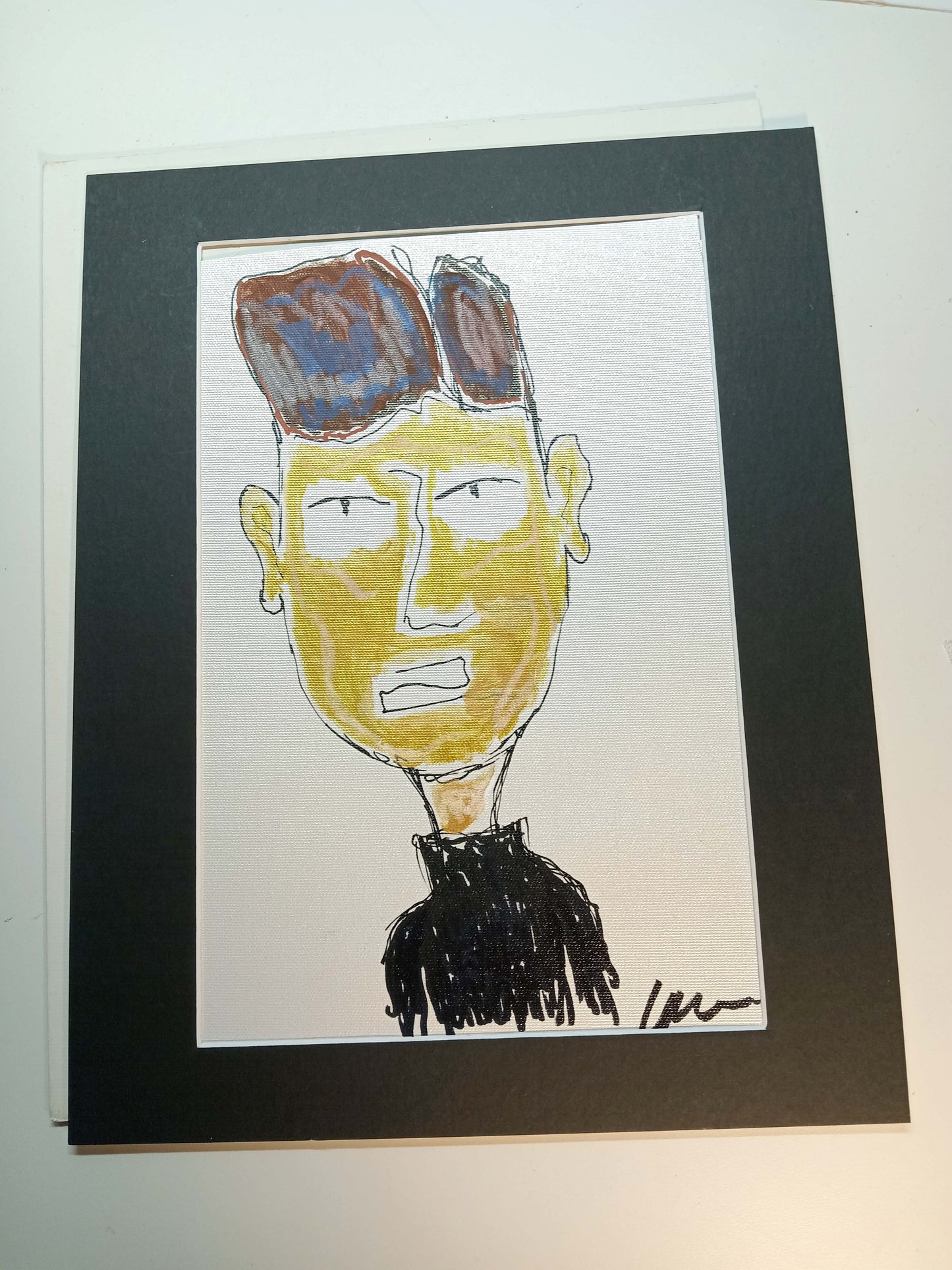 'FINN MCKENNA' - 8x12 Print on Metallic canvas, acrylic markers.