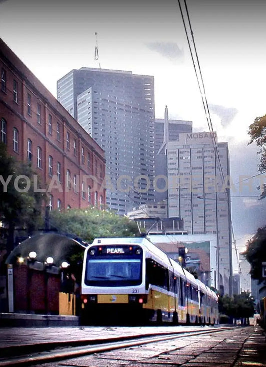 Dallas Lanscape - Get on the Train PRINT