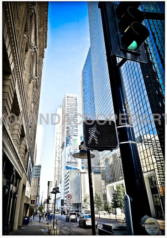 Dallas Lanscape- Walk On By Digital Print