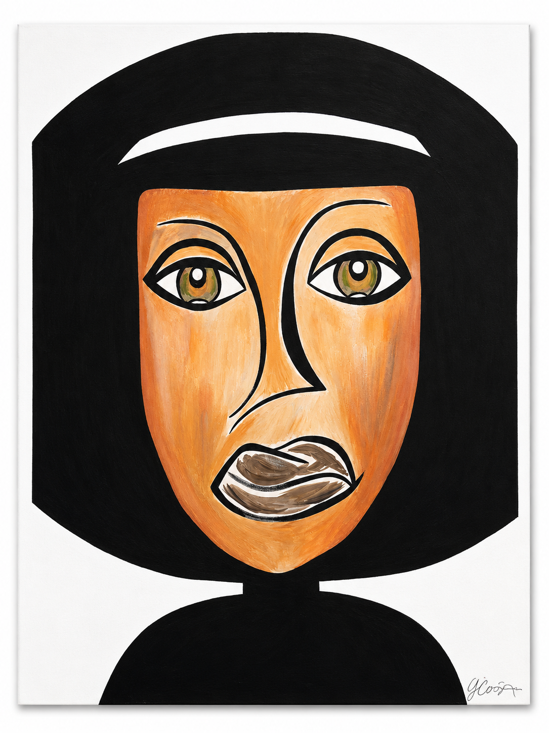"Vicki Van Wright"-Character Art | Original Acrylic on Canvas | 36'w x 48'h