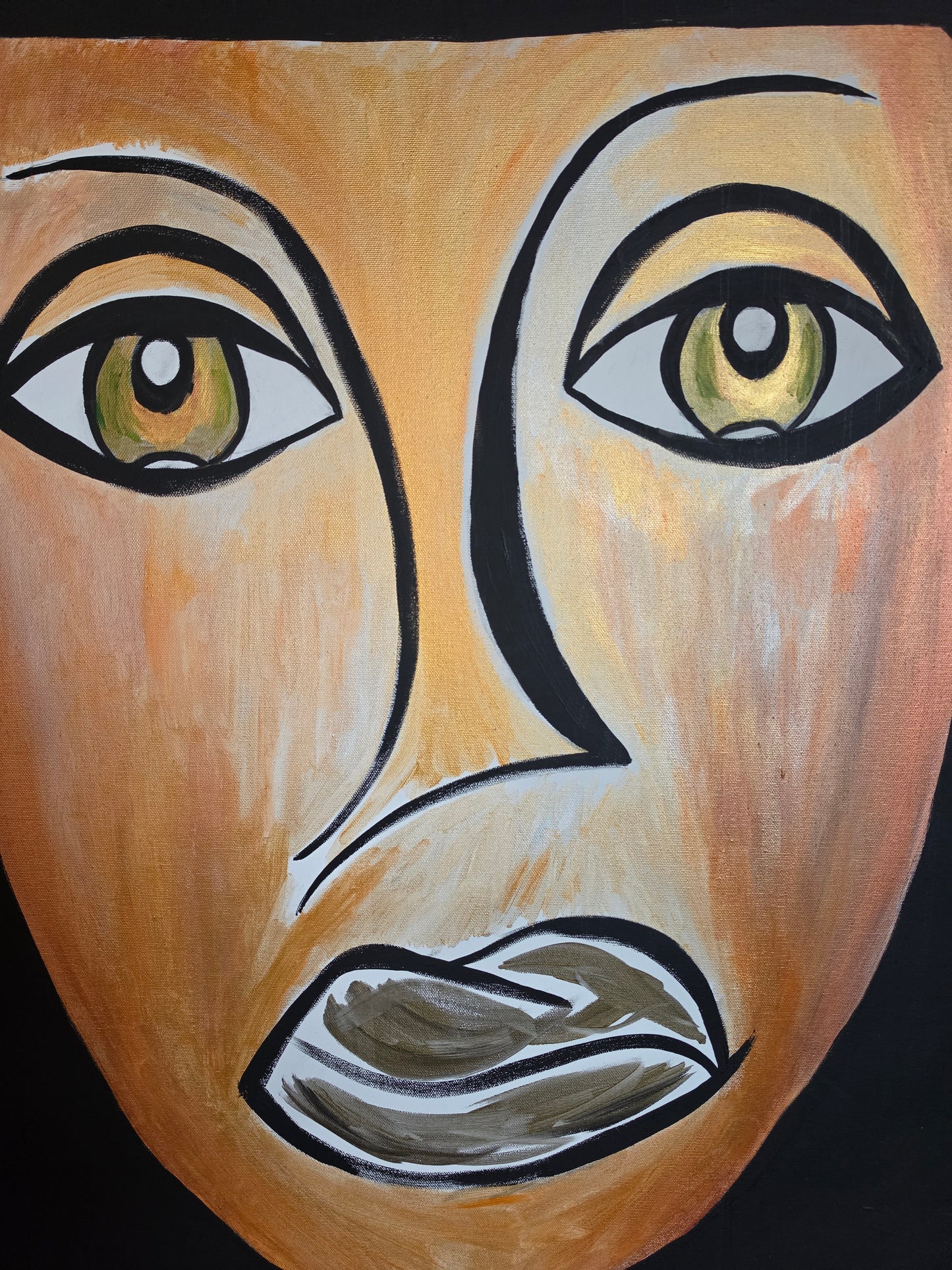 "Vicki Van Wright"-Character Art | Original Acrylic on Canvas | 36'w x 48'h