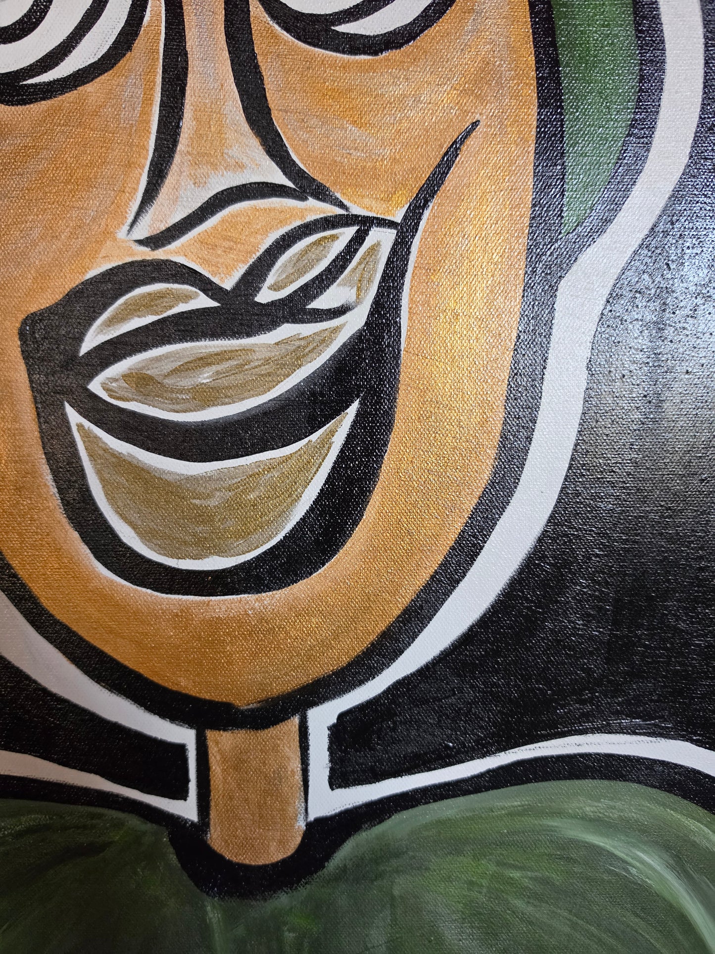 "FELLA"-Character Art | Original Acrylic on Canvas | 36'w x 48'h