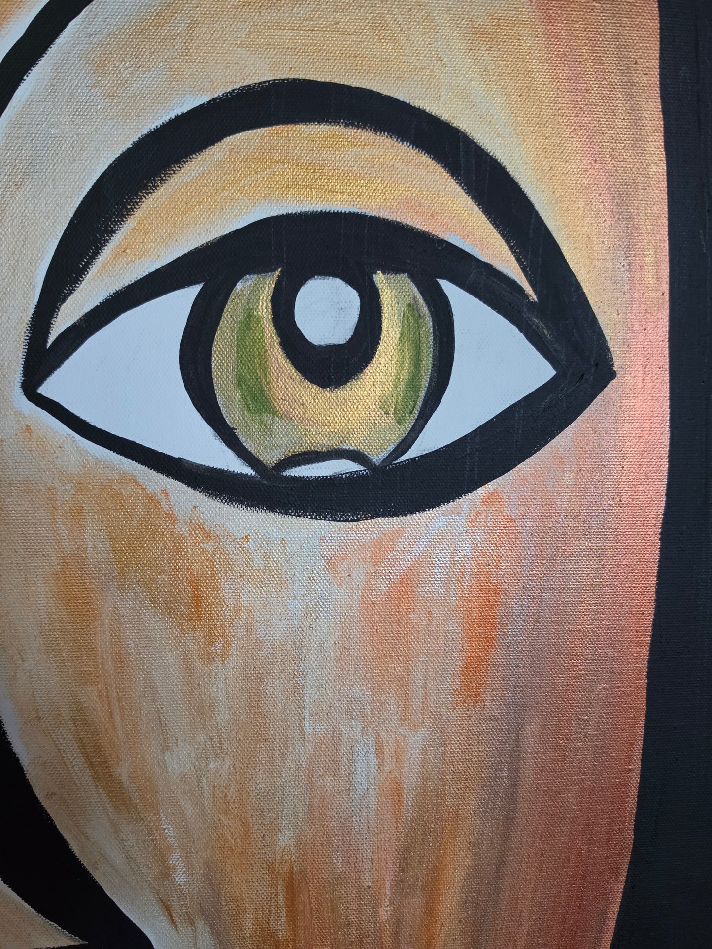 "Vicki Van Wright"-Character Art | Original Acrylic on Canvas | 36'w x 48'h