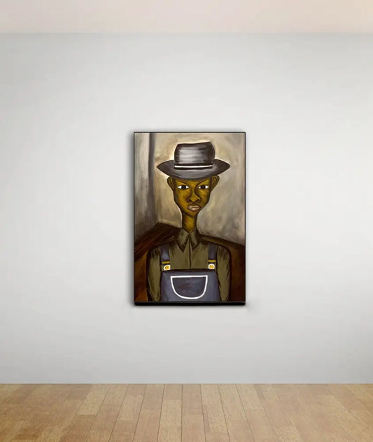 SALE!! FULMER COOPER- A Man’s Character is His True Measure | 24’X36’ | Acrylic on Canvas - Original Artwork