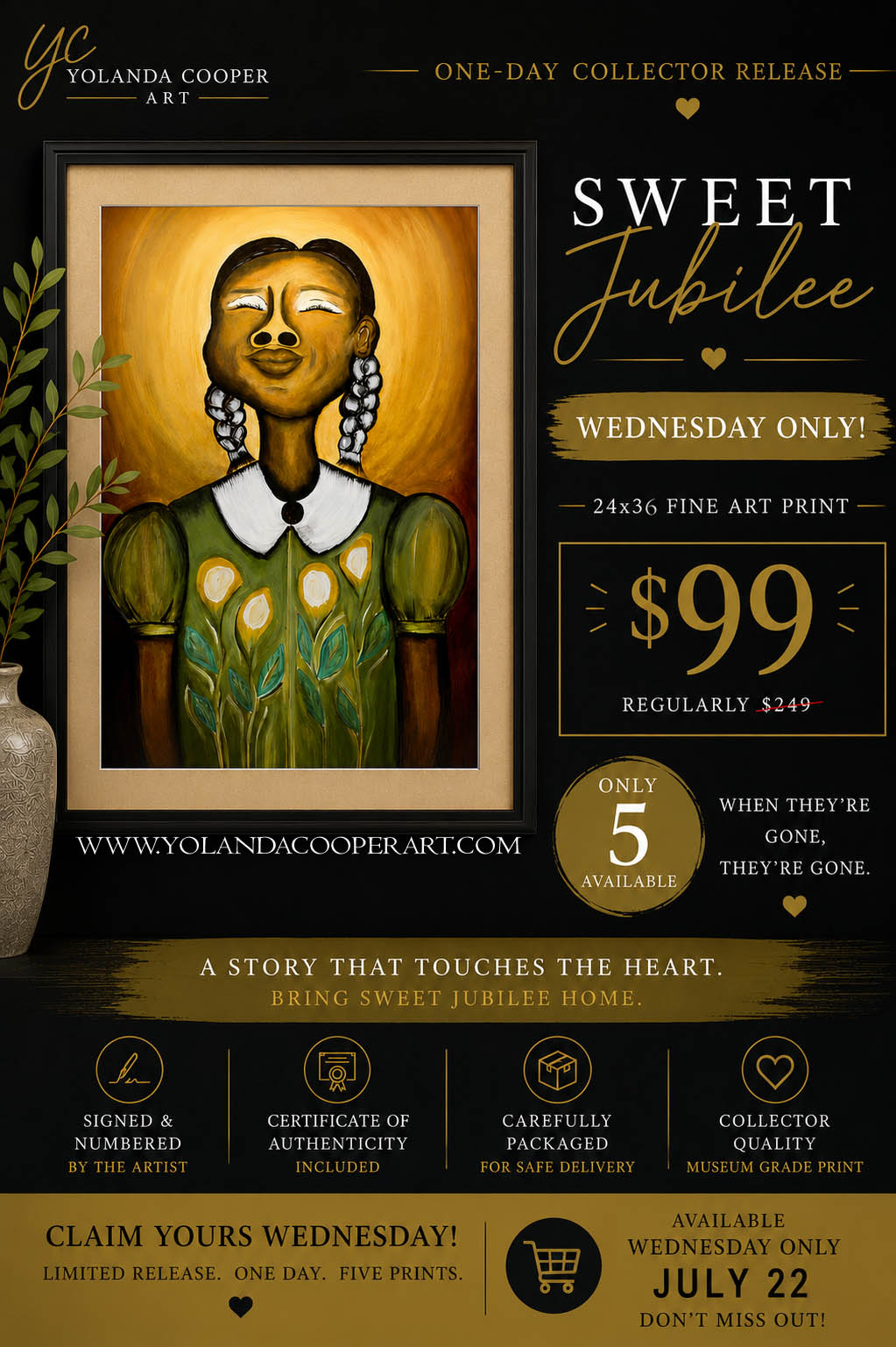 24'X36' SWEET JUBILEE PRINT Limited Edition Release